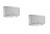 Alpine  ALP481S-2PK Stainless Steel Brushed C-Fold/Multi-Fold Paper Towel Dispenser 2 Pack