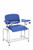 Alpine  ADI997-01-BLU-HD Bariatric Padded Blood Drawing Chair - Blue