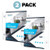 Alpine 8.5''x11'' Acrylic Window Sign Holder with Suction Cups, 2 pack - ADI639-8511-WSH-2