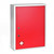 Alpine  ADI999-04-RED 21 in. H x 16 in. W x 6 in. D Large Dual Lock Surface-Mount Medical Security Cabinet in Red