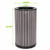 Alpine  ALP4400-01-GRY Round, 32-Gallon Outdoor Trash Container with Slatted Recycled Plastic Panels - Grey