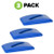 Alpine Blue Recycling Slim Trash Can Paper Recycling Lid (3 pack) - ALP478-4-BLU-3pk