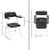 Alpine ADI997-03-BLK Folding Padded Blood Drawing Chair