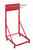 Alpine  ADI613-RED Vertical File Rolling Stand for Blueprints, Red