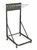 Alpine  ADI613-BLK-6036 Black Steel Vertical File Blueprint Rolling Stand with 30 inch Hanging Clamps