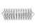 Alpine  ADI617-6036PKG Gray Steel Blueprint Large File Pivot Wall Rack with 30 inch Hanging Clamps