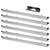 Alpine  ADI614-BLK-6026 Blueprint Steel Vertical Plan Center, Black with 6026 24 in. Aluminum Hanging Blueprint Clamps 100 Sheets (6 Pack)