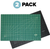 Alpine 24 in. x 36 in. Self Healing Reversible Cutting Mat, Green/Black 2 Pack - ADICM2436-2PK