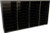 Alpine  ADI500-36-BLK-2PK Wood Adjustable 36 Compartment Literature Organizer, Black 2 Pack