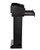 Alpine ADI661-012-BLK-PKG Black Wood Stand-Up Podium Lectern with Drawer and Storage Area with Black Cover