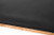 Alpine ADI996-05-BLK Black Upholstered Wooden Massage Therapy Treatment Table