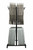 Alpine ADI690-01 Chair and Table Combo Cart