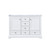Lexora LD342248DA00000 Dukes 48 in. W White Double Sink Vanity Cabinet