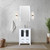 Lexora LV341824SA00000 Volez 24 inch W White Bath Vanity Cabinet