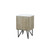 Lexora Lancy 24 inch W x 20 in D Rustic Acacia Bath Vanity Cabinet and White Quartz Top