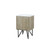 Lexora LVLY24SRA300 Lancy 24 inch W x 20 in D Rustic Acacia Bath Vanity Cabinet and Cultured Marble Top