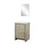 Lexora LVLF24SRA310 Lafarre 24 inch W x 20 in D Rustic Acacia Bath Vanity Cabinet, Cultured Marble Top and 18 in Mirror