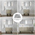 Lexora Lancy 24 inch W x 20 in D Rustic Acacia Bath Vanity Cabinet, White Quartz Top and Brushed Nickel Faucet Set