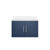 Lexora LVG30SE300 Geneva 30 in. W Navy Blue Wall Mount Bath Vanity Cabinet and Cultured Marble Top
