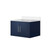 Lexora LVG30SE300 Geneva 30 in. W Navy Blue Wall Mount Bath Vanity Cabinet and Cultured Marble Top