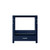 Lexora Jacques 30 in. W Navy Blue Bath Vanity Cabinet