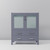 Lexora Volez 30 inch W Dark Grey Bath Vanity Cabinet