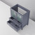 Lexora LV341830SB00000 Volez 30 inch W Dark Grey Bath Vanity Cabinet