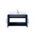 Lexora LVG30SE301 Geneva 30 in. W Navy Blue Wall Mount Bath Vanity Cabinet, Cultured Marble Top, and Faucet Set