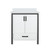 Lexora Ziva 30 inch W White Bath Vanity Cabinet and White Quartz Top