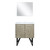 Lexora Lancy 30 inch W x 20 in D Rustic Acacia Bath Vanity Cabinet, Cultured Marble Top and 28 in Mirror