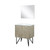 Lexora Lancy 30 inch W x 20 in D Rustic Acacia Bath Vanity Cabinet, Cultured Marble Top and 28 in Mirror