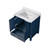 Lexora LJ342230SEWQ000 Jacques 30 in. W Navy Blue Bath Vanity Cabinet and White Quartz Top