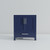 Lexora LJ342230SEWQ000 Jacques 30 in. W Navy Blue Bath Vanity Cabinet and White Quartz Top