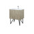 Lexora Lancy 30 inch W x 20 in D Rustic Acacia Bath Vanity Cabinet, White Quartz Top and Chrome Faucet Set