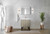 Lexora LVLY30SRA304 Lancy 30 inch W x 20 in D Rustic Acacia Bath Vanity Cabinet, Cultured Marble Top and Rose Gold Faucet Set