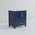 Lexora LJ342230SEDS000 Jacques 30 in. W Navy Blue Bath Vanity Cabinet and Carrara Marble Top