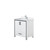 Lexora  LVZV30SA201 Ziva 30 in W x 22 in D White Bath Vanity, White Quartz Top and Faucet Set