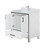 Lexora LVZV30SA201 Ziva 30 inch W White Bath Vanity Cabinet, White Quartz Top and Faucet Set
