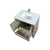 Lexora Lafarre 30 inch W x 20 in D Rustic Acacia Bath Vanity Cabinet, Cultured Marble Top and Brushed Nickel Faucet Set