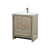 Lexora LVLF30SRA303 Lafarre 30 inch W x 20 in D Rustic Acacia Bath Vanity Cabinet, Cultured Marble Top and Gun Metal Faucet Set