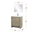 Lexora LVLF30SRA313 Lafarre 30 inch W x 20 in D Rustic Acacia Bath Vanity Cabinet, Cultured Marble Top, Gun Metal Faucet Set and 28 in Mirror