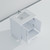 Lexora LVJ30SA201 Jacques 30 in. W White Bath Vanity Cabinet, White Quartz Top, and Faucet Set