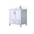 Lexora Jacques 30 in. W White Bath Vanity Cabinet, Cultured Marble Top, and Faucet Set