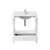 Lexora LVJ30SA301 Jacques 30 in. W White Bath Vanity Cabinet, Cultured Marble Top, and Faucet Set