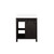 Lexora Marsyas 30 inch W Brown Bath Vanity Cabinet and Cultured Marble Countertop