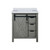 Lexora Marsyas 30 inch W Ash Grey Bath Vanity Cabinet and Cultured Marble Countertop