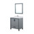 Lexora LVZV30SB211 Ziva 30 inch W Dark Grey Bath Vanity Cabinet, White Quartz Top, Faucet Set and 28 in Mirror Lexora LVZV30SB211 Ziva 30 inch W Dark Grey Bath Vanity Cabinet, White Quartz Top, Faucet Set and 28 in Mirror