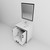 Lexora Ziva 30 inch W White Bath Vanity Cabinet, White Quartz Top, Faucet Set and 28 in Mirror