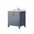 Lexora LVJ30SB101 Jacques 30 in. W Dark Grey Bath Vanity Cabinet, Carrara Marble Top, and Faucet Set