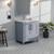 Lexora LVJ30SB101 Jacques 30 in. W Dark Grey Bath Vanity Cabinet, Carrara Marble Top, and Faucet Set
